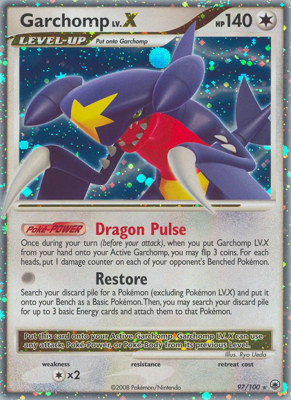 Garchomp LV.X (97/100) [Diamond & Pearl: Majestic Dawn] | Dumpster Cat Games