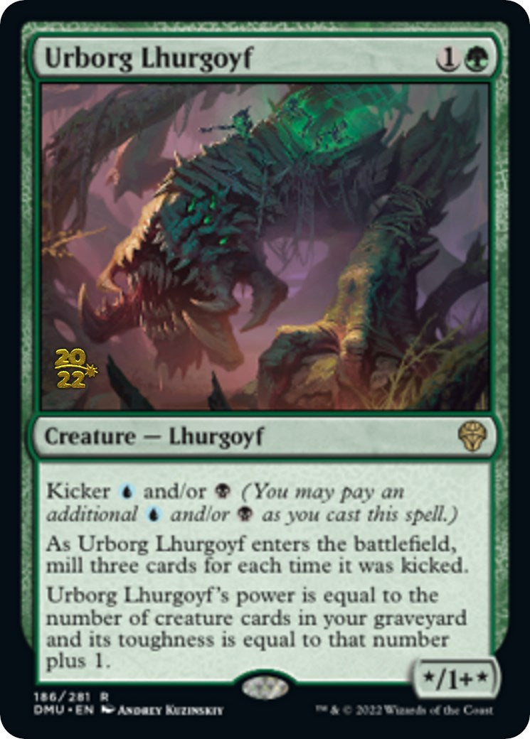 Urborg Lhurgoyf [Dominaria United Prerelease Promos] | Dumpster Cat Games