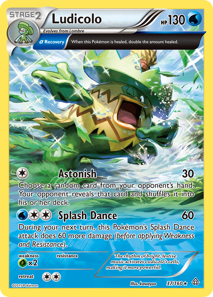 Ludicolo (37/160) [XY: Primal Clash] | Dumpster Cat Games