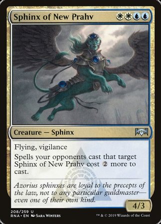 Sphinx of New Prahv [Ravnica Allegiance] | Dumpster Cat Games