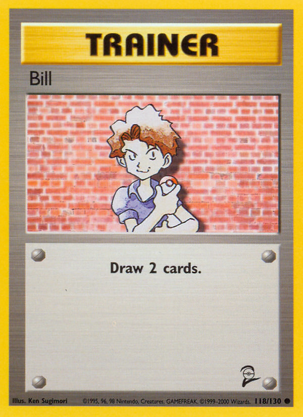 Bill (118/130) [Base Set 2] | Dumpster Cat Games