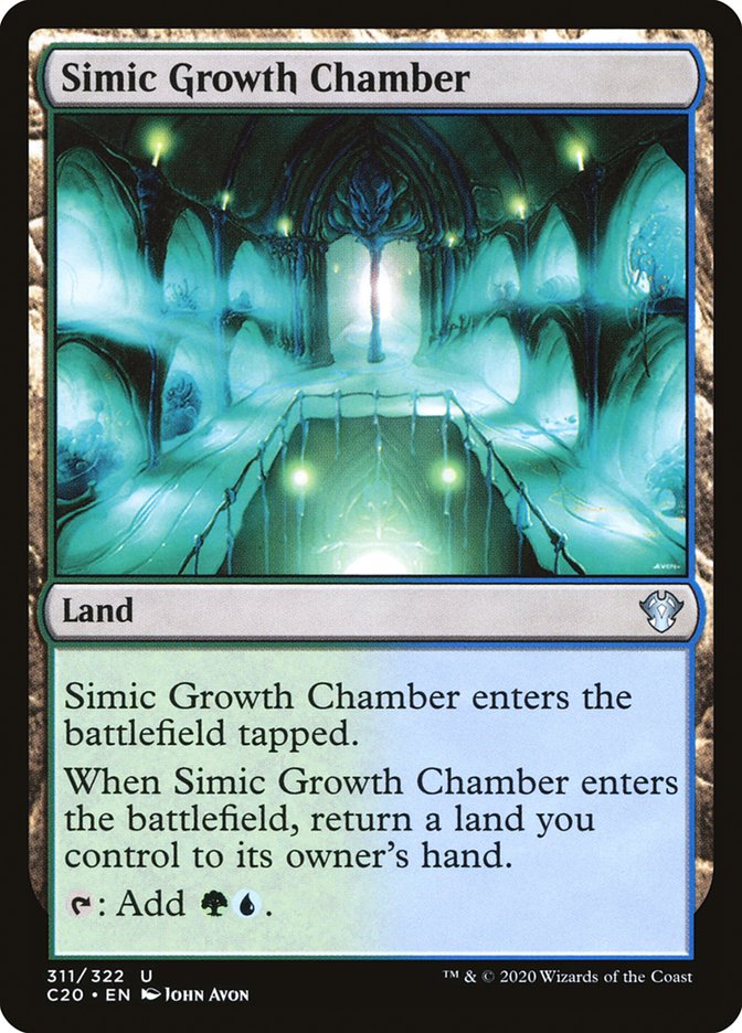 Simic Growth Chamber [Commander 2020] | Dumpster Cat Games