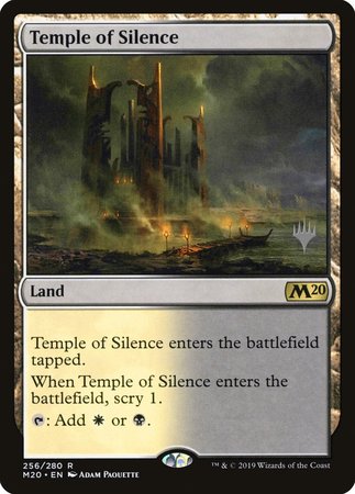 Temple of Silence [Core Set 2020 Promos] | Dumpster Cat Games