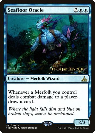 Seafloor Oracle [Rivals of Ixalan Promos] | Dumpster Cat Games