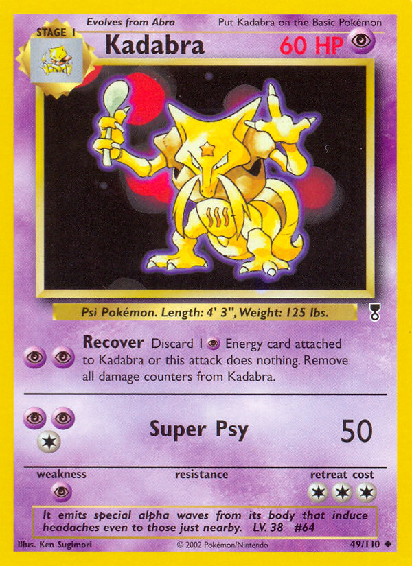 Kadabra (49/110) [Legendary Collection] | Dumpster Cat Games