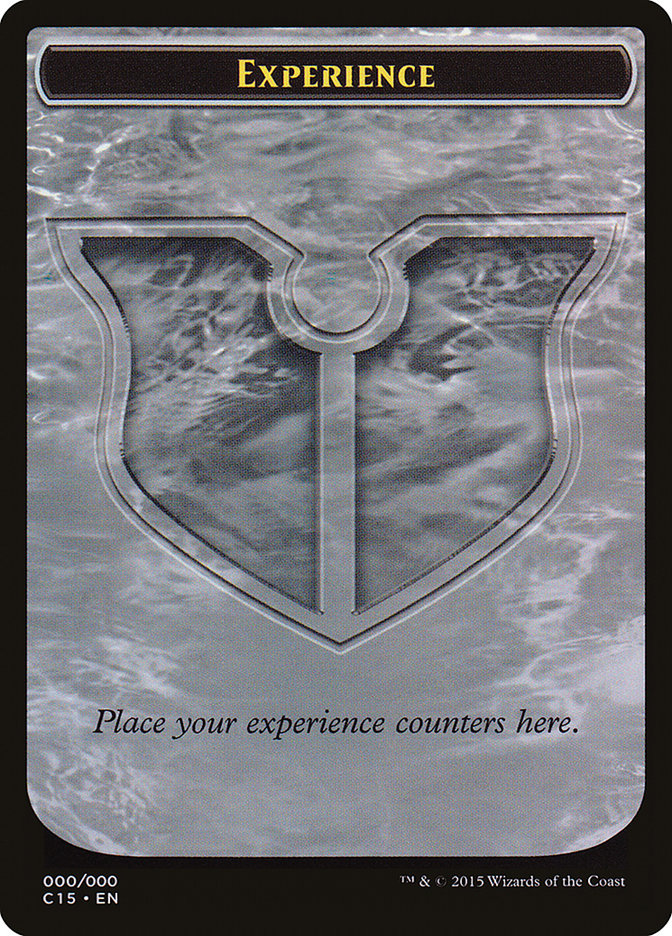 Experience // Experience Double-Sided Token [Commander 2015 Tokens] | Dumpster Cat Games