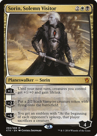 Sorin, Solemn Visitor [Khans of Tarkir] | Dumpster Cat Games