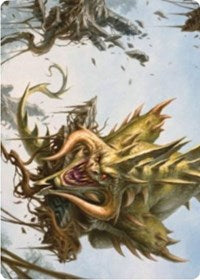 Canopy Baloth Art Card [Zendikar Rising Art Series] | Dumpster Cat Games