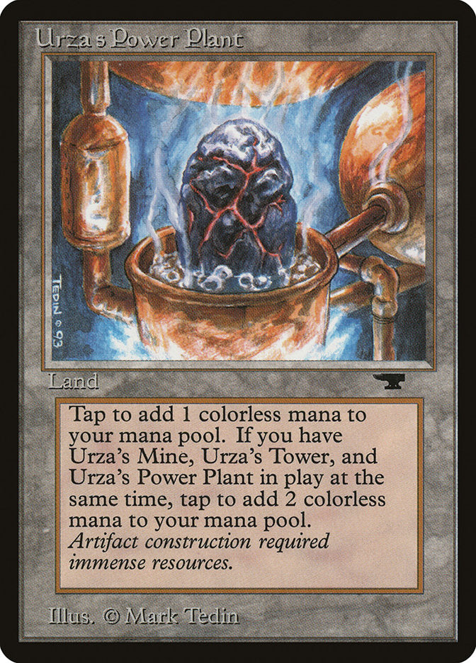 Urza's Power Plant (Boiling Rock) [Antiquities] | Dumpster Cat Games