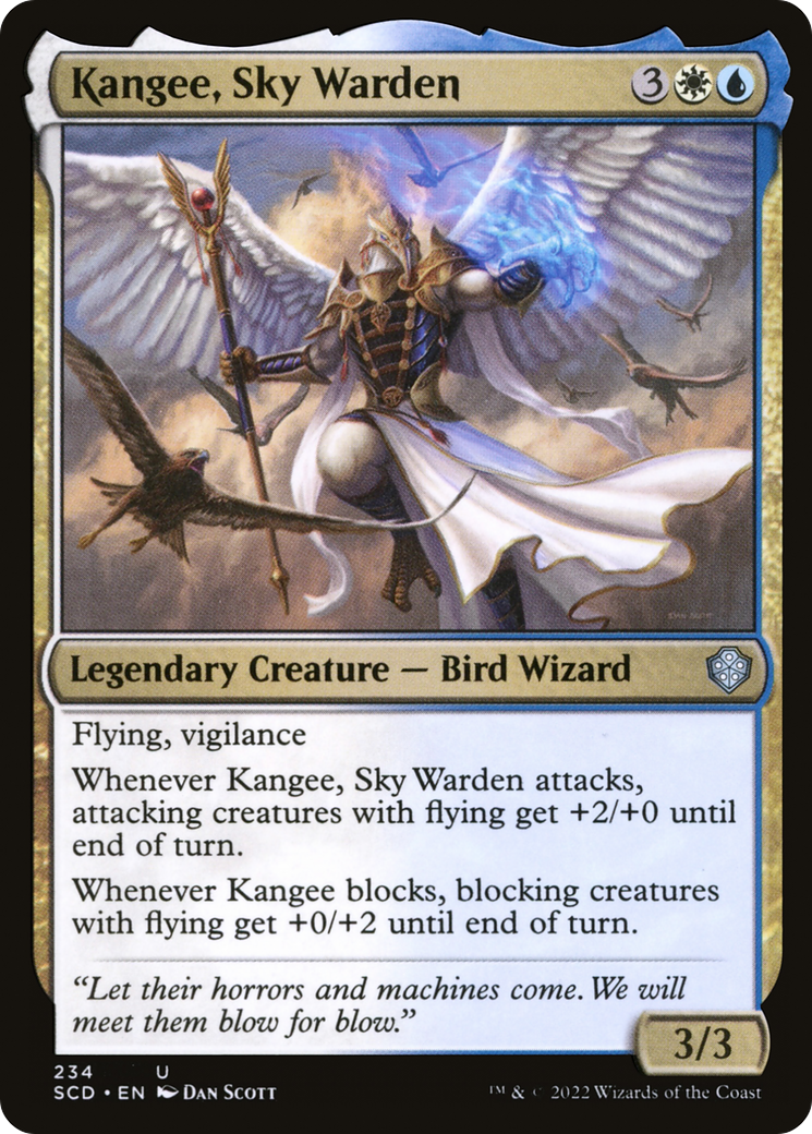 Kangee, Sky Warden [Starter Commander Decks] | Dumpster Cat Games