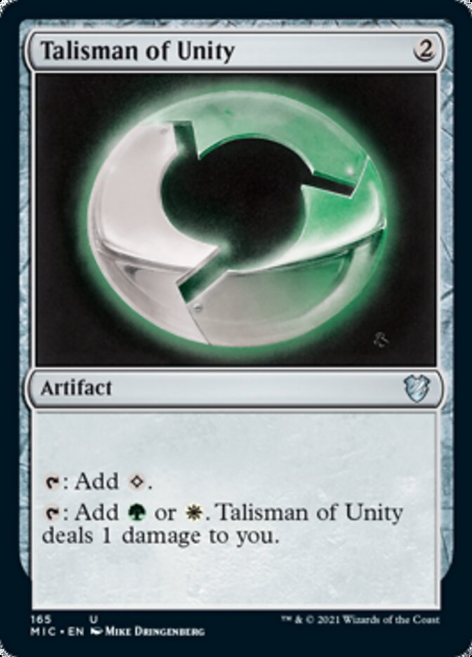 Talisman of Unity [Innistrad: Midnight Hunt Commander] | Dumpster Cat Games