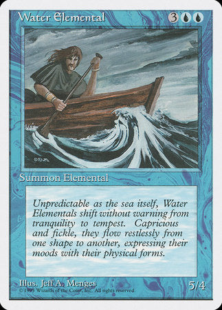 Water Elemental [Fourth Edition] | Dumpster Cat Games