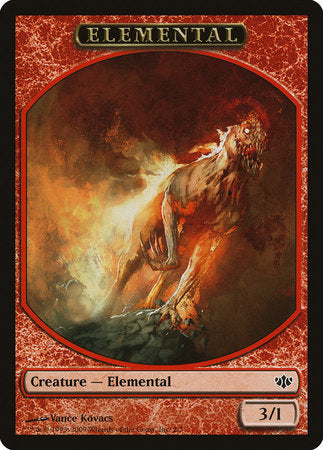 Elemental Token [Conflux Tokens] | Dumpster Cat Games