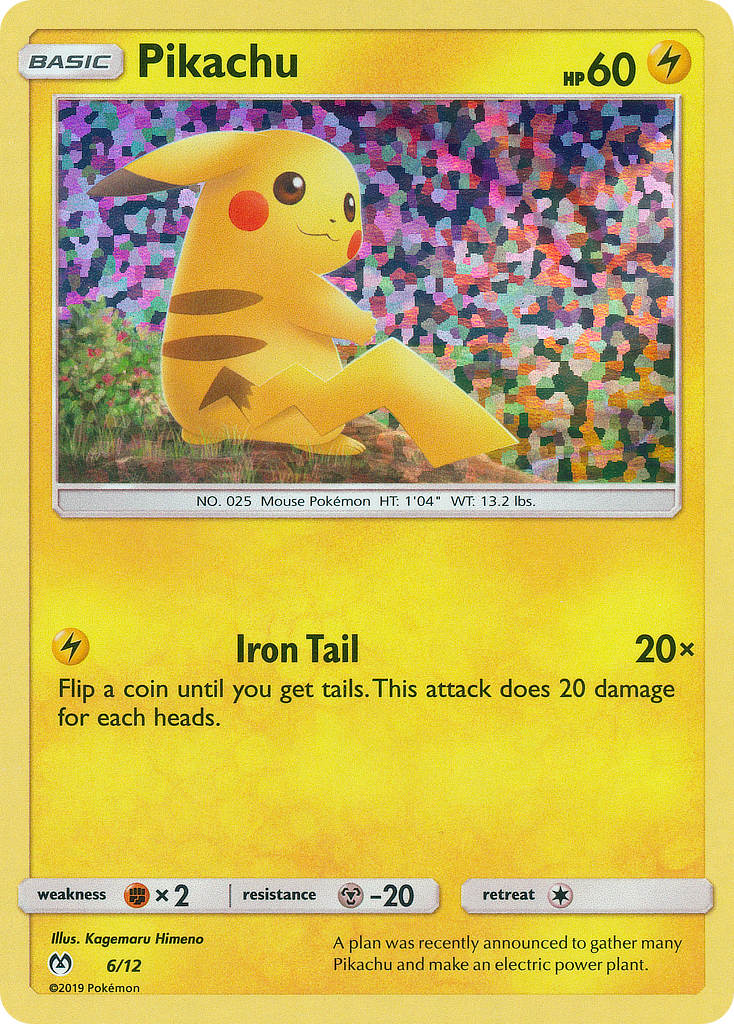 Pikachu (6/12) [McDonald's Promos: 2019 Collection] | Dumpster Cat Games