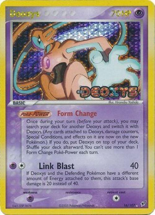 Deoxys (16/107) (Stamped) [EX: Deoxys] | Dumpster Cat Games