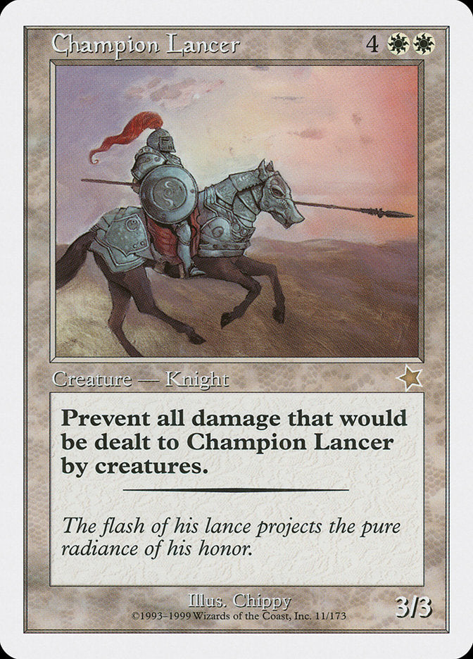 Champion Lancer [Starter 1999] | Dumpster Cat Games