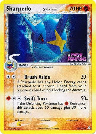 Sharpedo (53/110) (Delta Species) (Stamped) [EX: Holon Phantoms] | Dumpster Cat Games