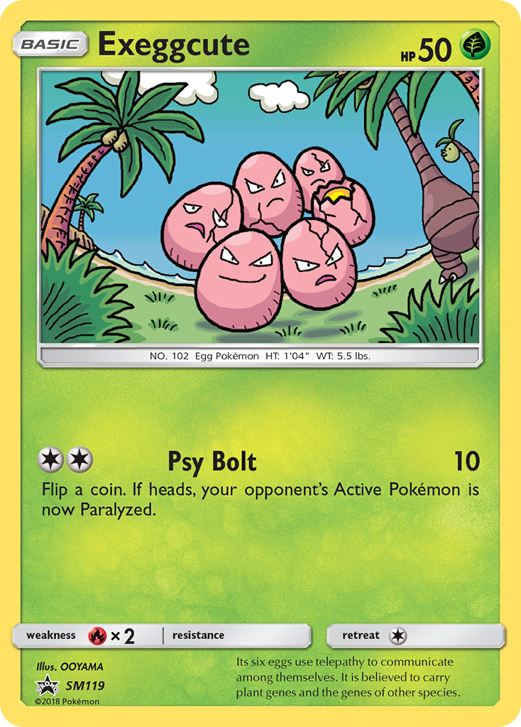 Exeggcute (SM119) [Sun & Moon: Black Star Promos] | Dumpster Cat Games