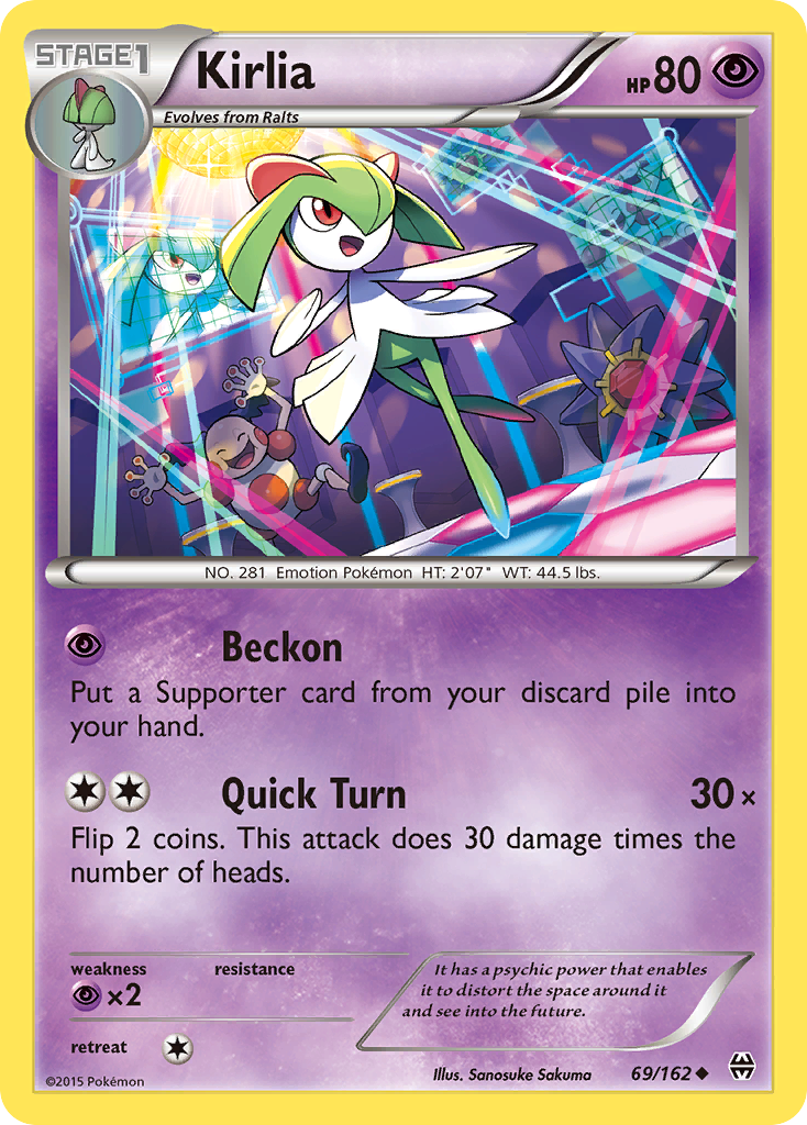 Kirlia (69/162) [XY: BREAKthrough] | Dumpster Cat Games