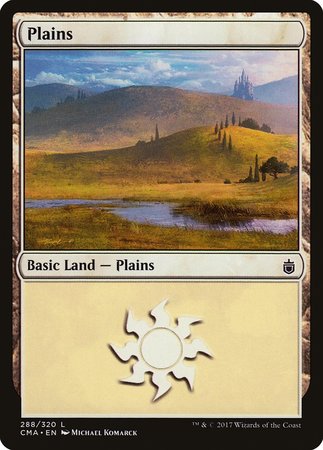 Plains (288) [Commander Anthology] | Dumpster Cat Games