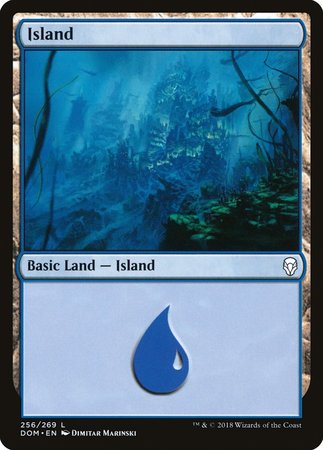 Island (256) [Dominaria] | Dumpster Cat Games