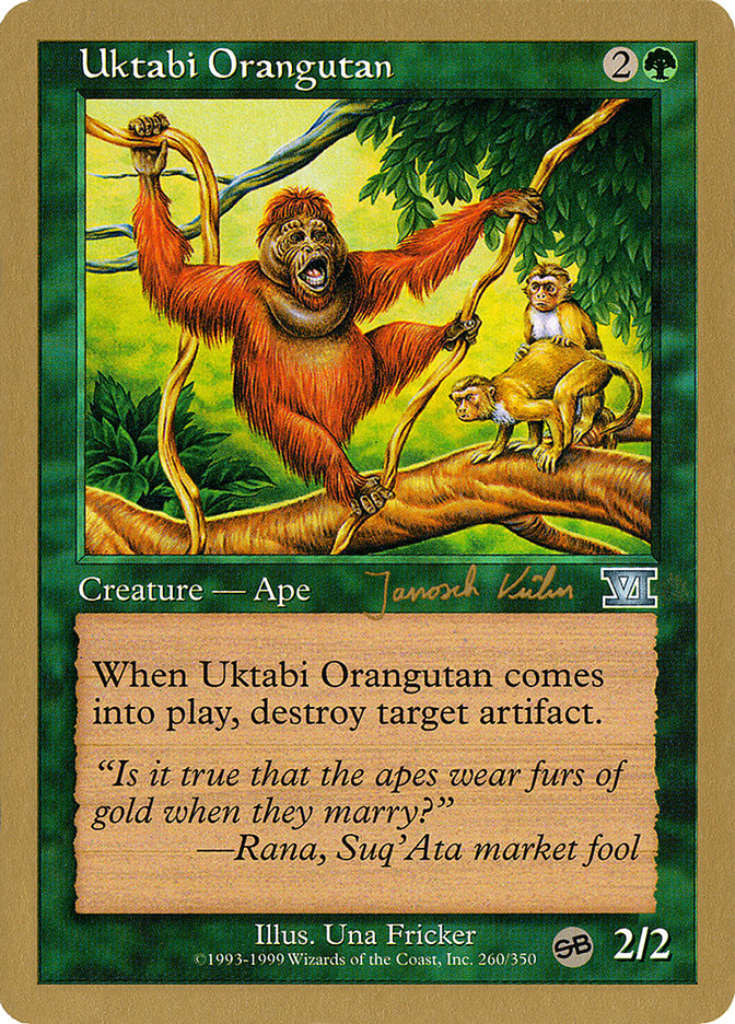 Uktabi Orangutan (Janosch Kuhn) (SB) [World Championship Decks 2000] | Dumpster Cat Games