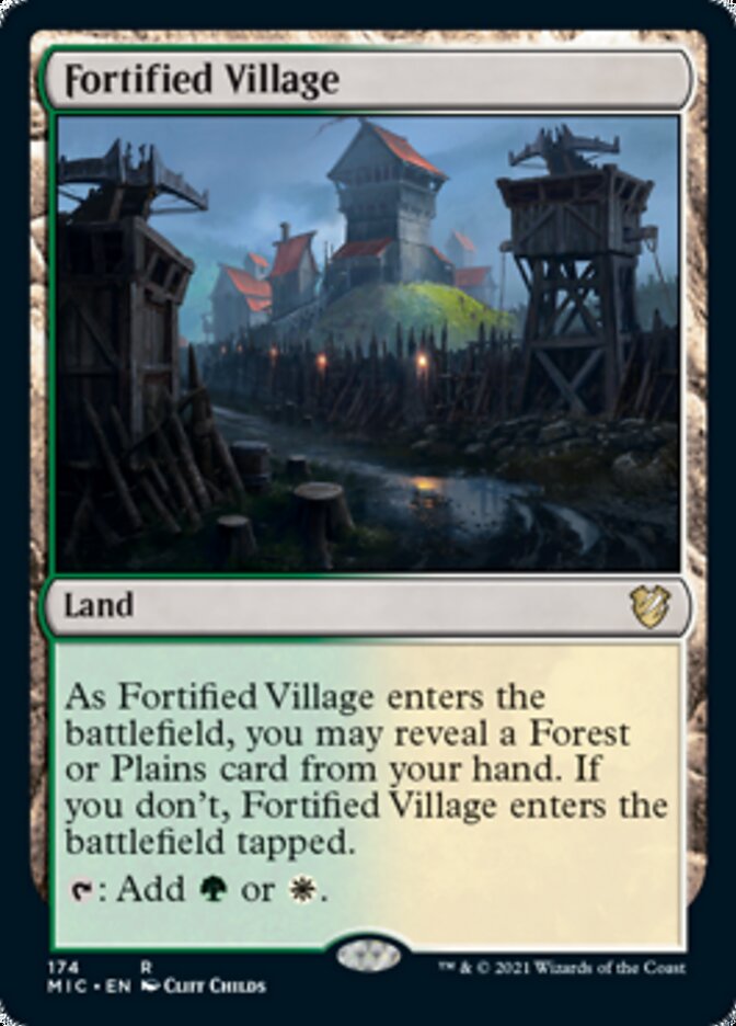 Fortified Village [Innistrad: Midnight Hunt Commander] | Dumpster Cat Games