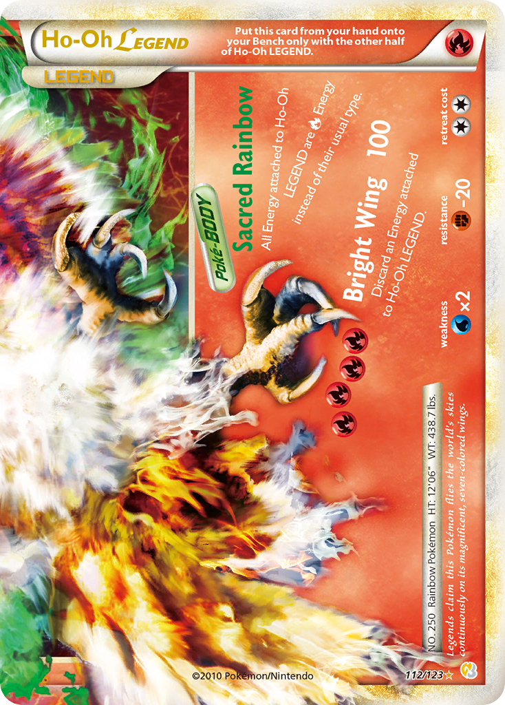 Ho-Oh LEGEND (112/123) [HeartGold & SoulSilver: Base Set] | Dumpster Cat Games