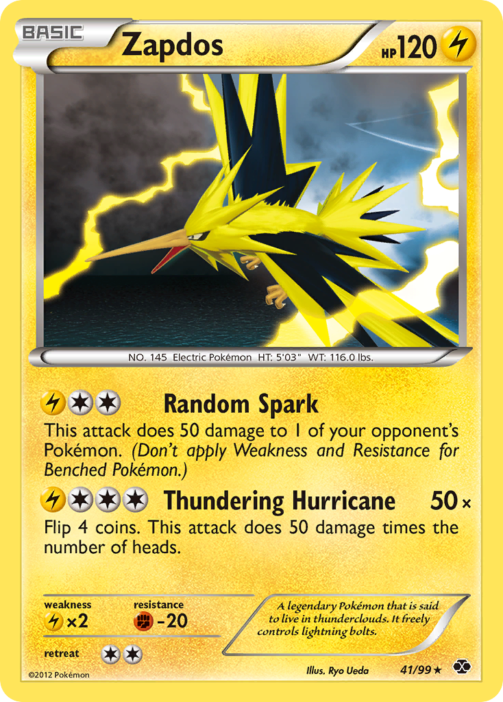 Zapdos (41/99) [Black & White: Next Destinies] | Dumpster Cat Games