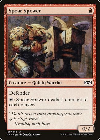 Spear Spewer [Ravnica Allegiance] | Dumpster Cat Games