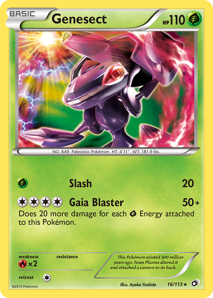 Genesect (16/113) [Black & White: Legendary Treasures] | Dumpster Cat Games