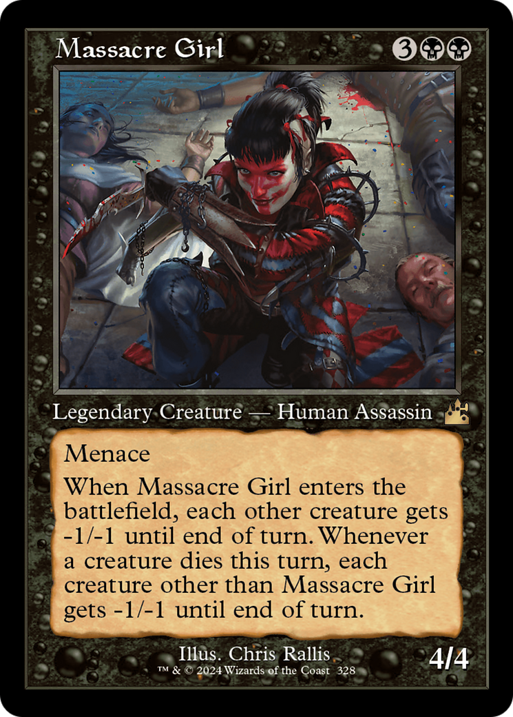 Massacre Girl (Retro) [Ravnica Remastered] | Dumpster Cat Games