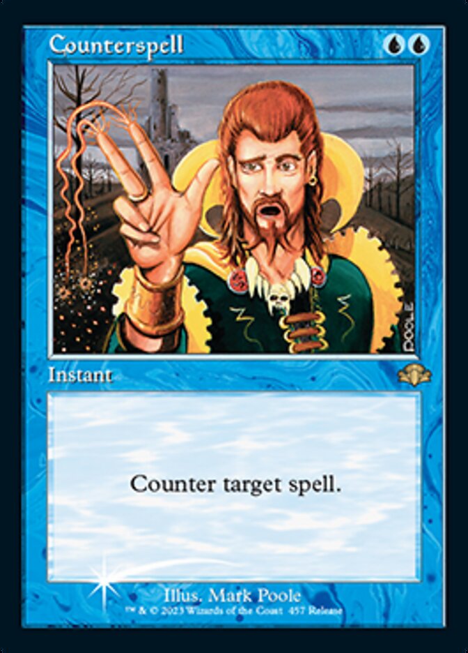 Counterspell (Retro) (Release) [Dominaria Remastered] | Dumpster Cat Games