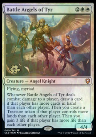 Battle Angels of Tyr [Commander Legends: Battle for Baldur's Gate Prerelease Promos] | Dumpster Cat Games