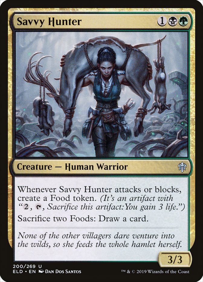 Savvy Hunter [Throne of Eldraine] | Dumpster Cat Games