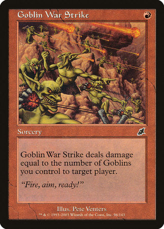 Goblin War Strike [Scourge] | Dumpster Cat Games