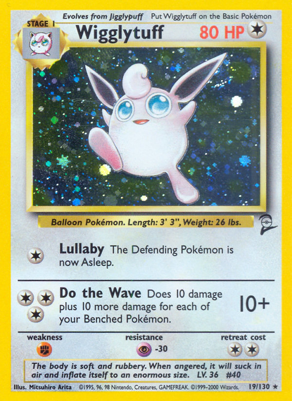 Wigglytuff (19/130) [Base Set 2] | Dumpster Cat Games