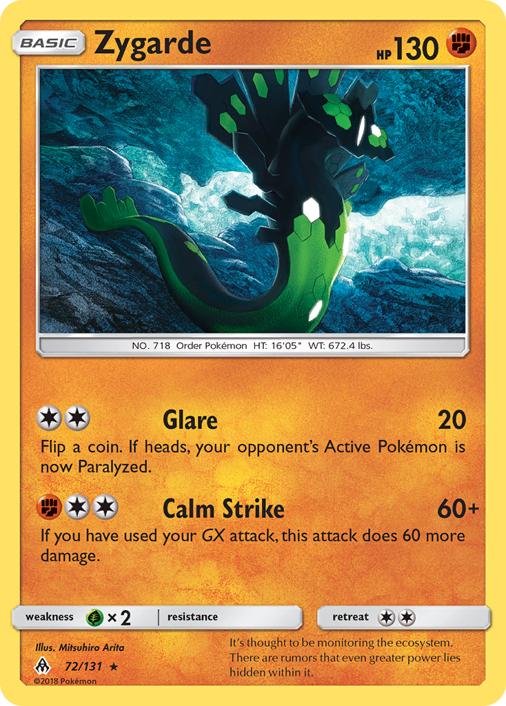 Zygarde (72/131) [Sun & Moon: Forbidden Light] | Dumpster Cat Games