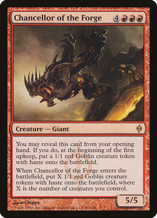 Chancellor of the Forge [New Phyrexia] | Dumpster Cat Games