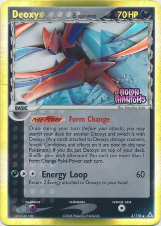 Deoxys (3/110) (Delta Species) (Stamped) [EX: Holon Phantoms] | Dumpster Cat Games