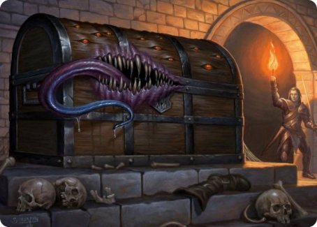 Mimic Art Card [Dungeons & Dragons: Adventures in the Forgotten Realms Art Series] | Dumpster Cat Games