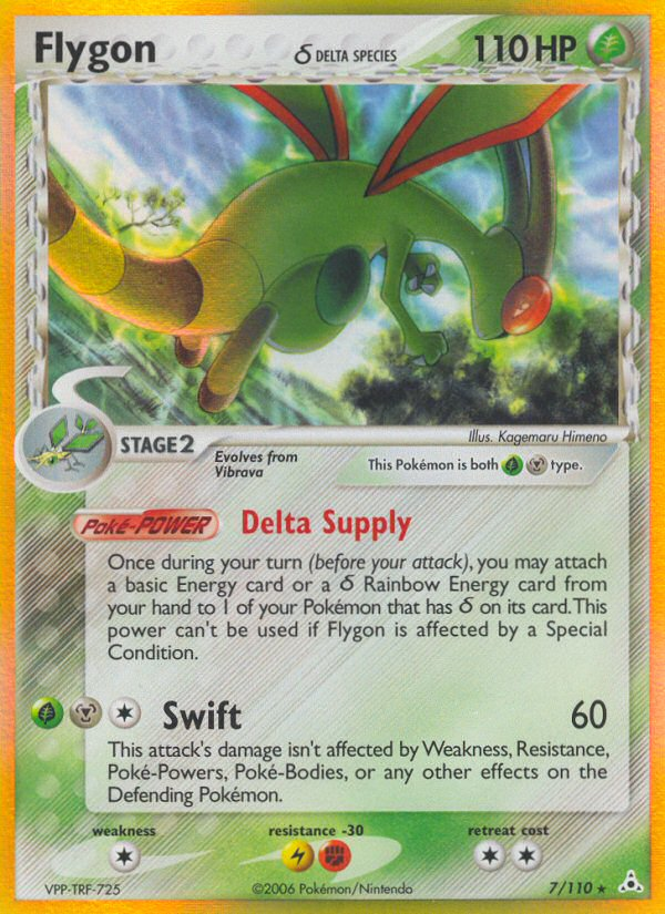 Flygon (7/110) (Delta Species) [EX: Holon Phantoms] | Dumpster Cat Games