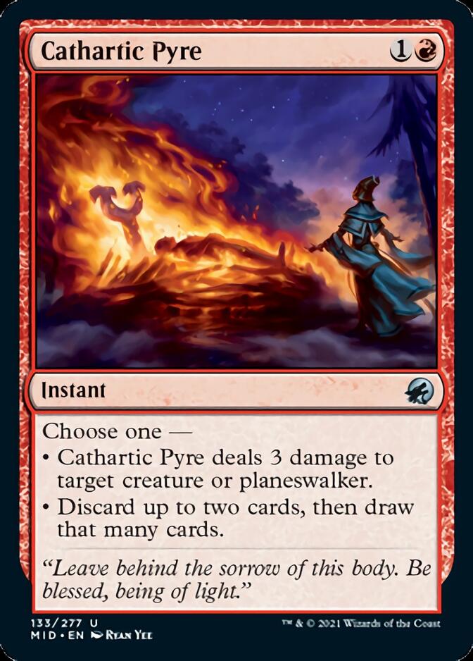 Cathartic Pyre [Innistrad: Midnight Hunt] | Dumpster Cat Games