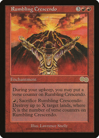 Rumbling Crescendo [Urza's Saga] | Dumpster Cat Games