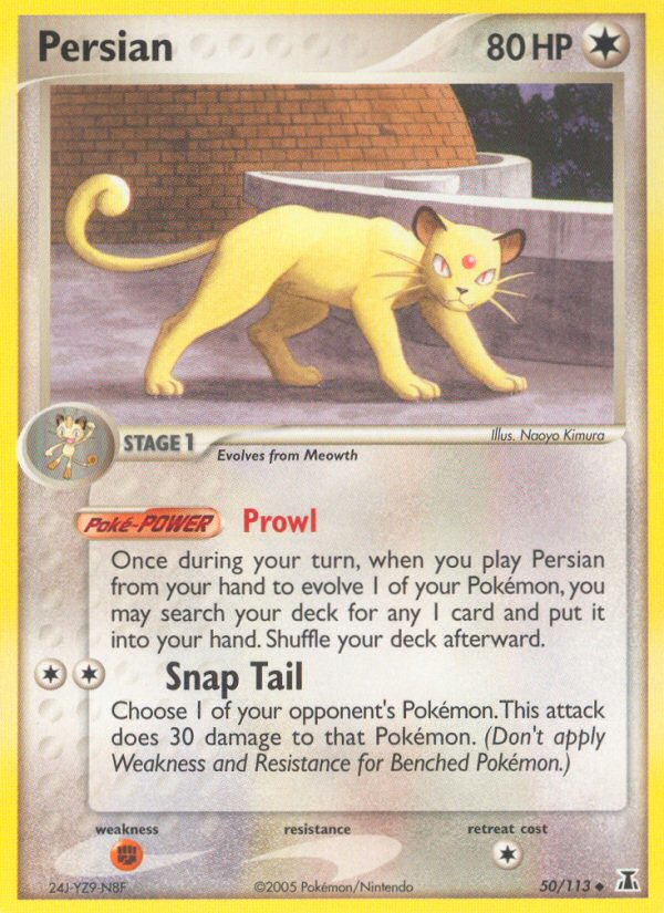 Persian (50/113) [EX: Delta Species] | Dumpster Cat Games