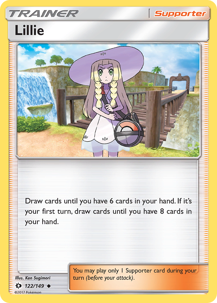 Lillie (122/149) [Sun & Moon: Base Set] | Dumpster Cat Games