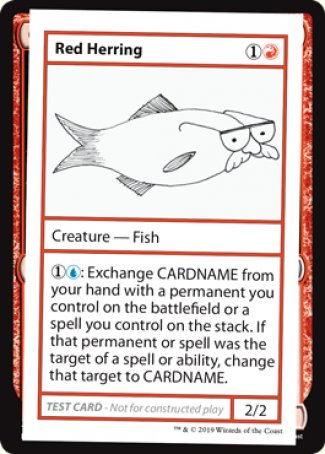 Red Herring (2021 Edition) [Mystery Booster Playtest Cards] | Dumpster Cat Games