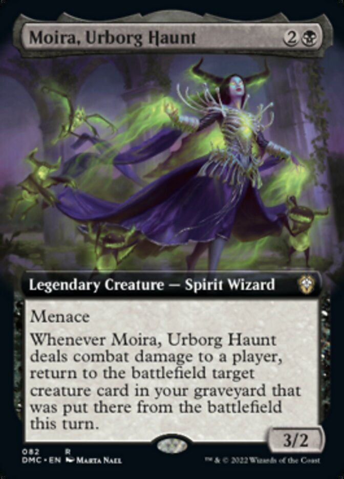 Moira, Urborg Haunt (Extended Art) [Dominaria United Commander] | Dumpster Cat Games