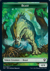 Beast (011) // Insect Token [Commander 2021 Tokens] | Dumpster Cat Games