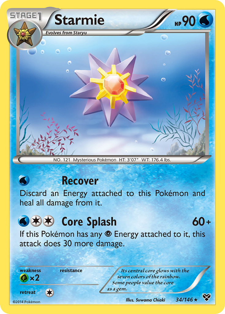 Starmie (34/146) [XY: Base Set] | Dumpster Cat Games